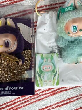 Kids Plush Toy Labubu authentic fortune & serenity -